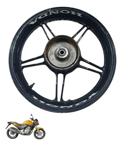 Roda Traseira Cb 300 2009 8385 Preto