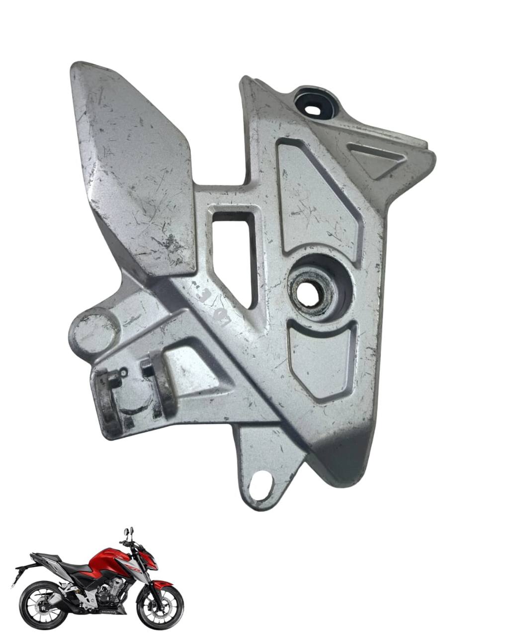 Suporte Pedaleira Bacalhau Cb Twister 300 2025 Direita 9092 2