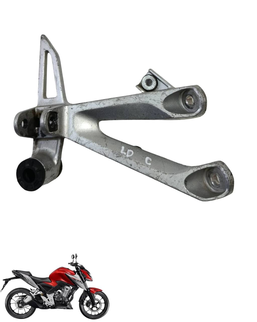 Suporte Pedaleira Direita Cb 300 F 2023 2025 9172