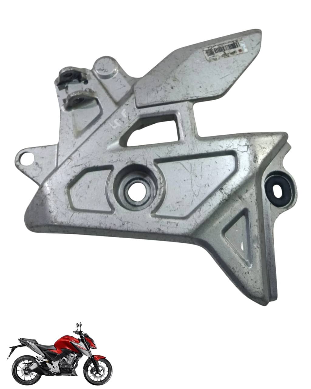 Suporte Pedaleira Bacalhau Cb Twister 300 2025 Direita 9093