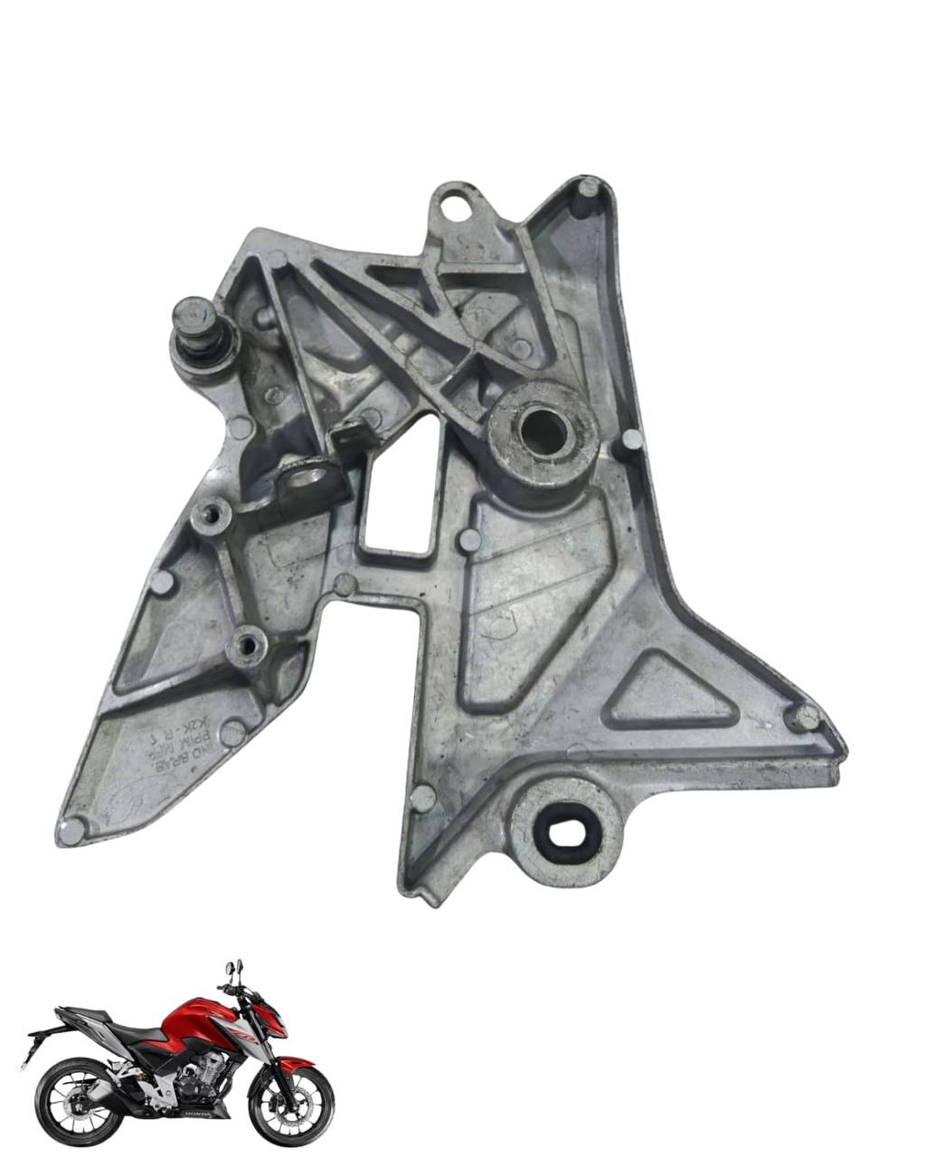Suporte Pedaleira Bacalhau Cb Twister 300 2025 Direita 9093 2