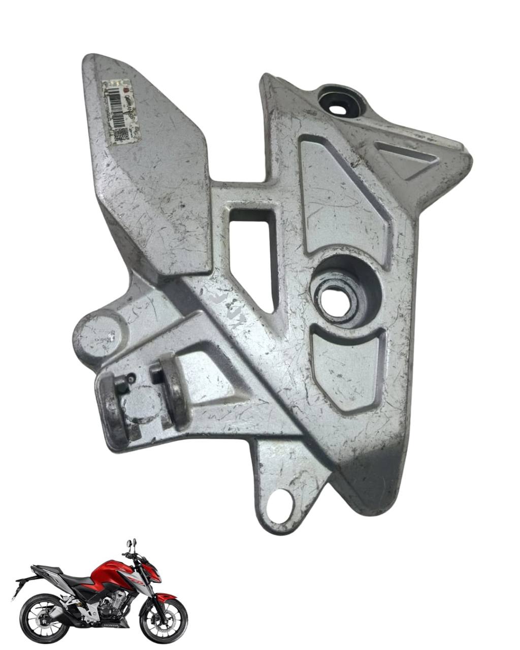 Suporte Pedaleira Bacalhau Cb Twister 300 2025 Direita 9093 4