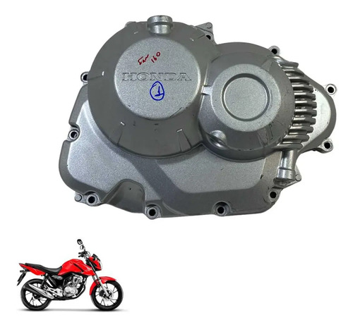 Tampa Embreagem Honda Cg 160 Original Cinza -4389 Cinza