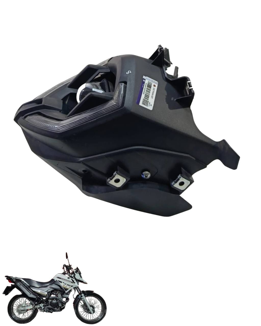 Farol Globo Óptico Yamaha Crosser 150 2022 Com Detalhe 5