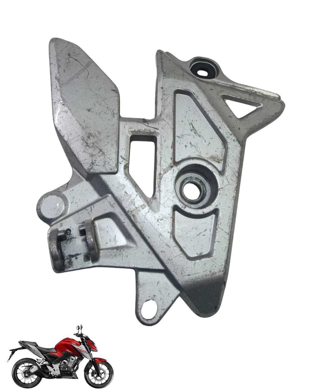 Suporte Pedaleira Bacalhau Cb Twister 300 2025 Direita 9094