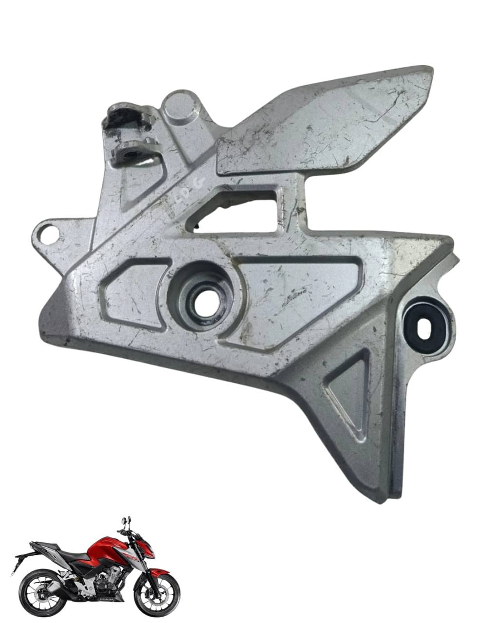 Suporte Pedaleira Bacalhau Cb Twister 300 2025 Direita 9094 4