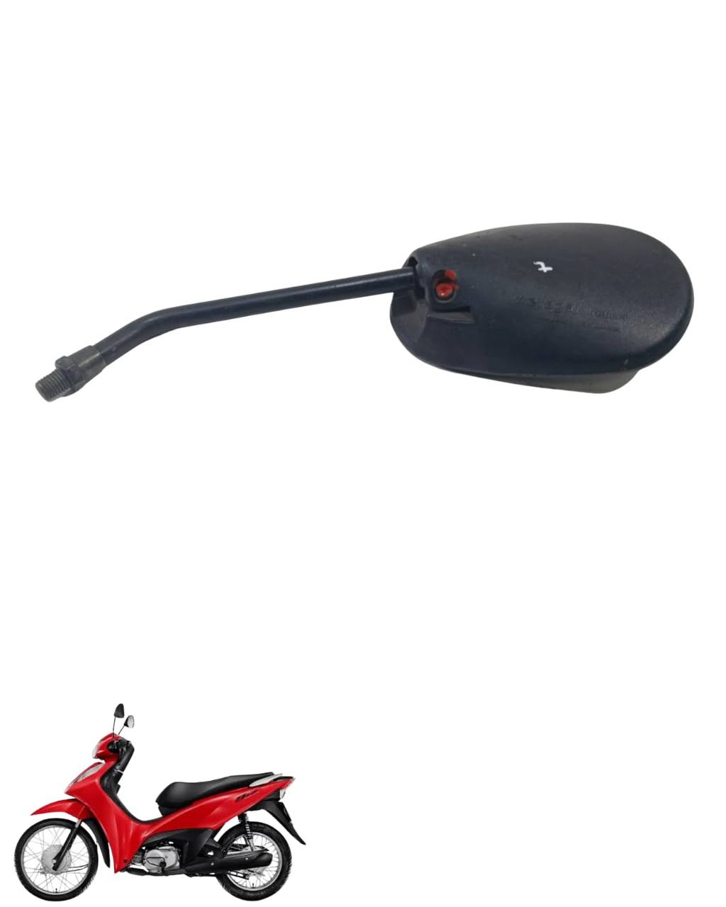 Espelho Retrovisor Esquerdo Biz 125 2012 9441 3