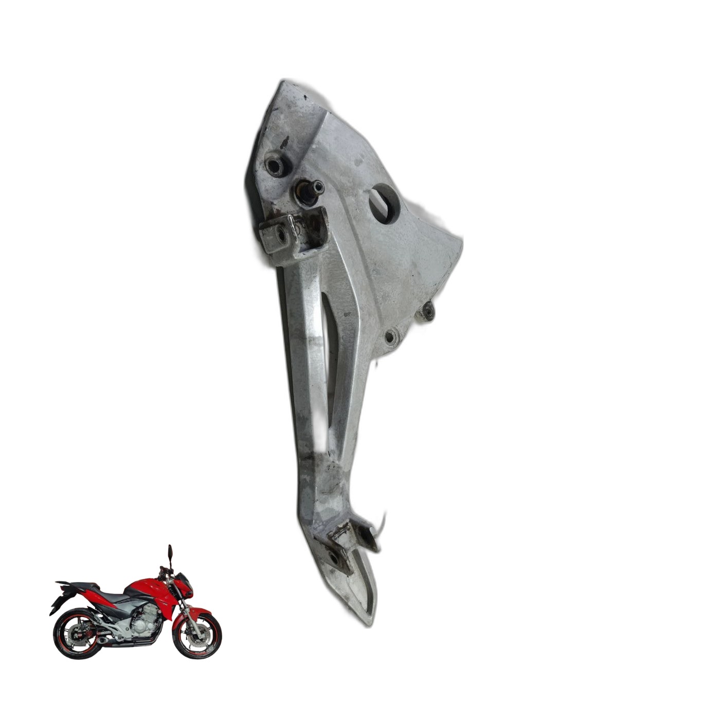 Suporte  pedaleira (bacalhau) esquerda CB 300 2013 15 12985