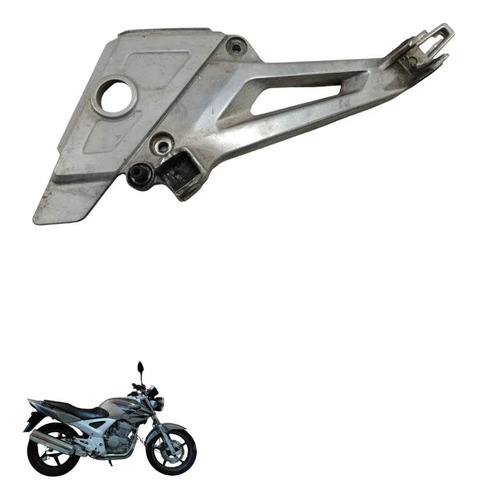 Suporte Pedaleira Esquerda Cbx 250 Twister 2001 A 2008 8467 Cinza