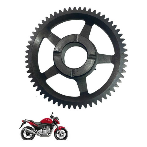 Engrenagem Placa Partida Honda Cb 300r 2009 2015 6119 3