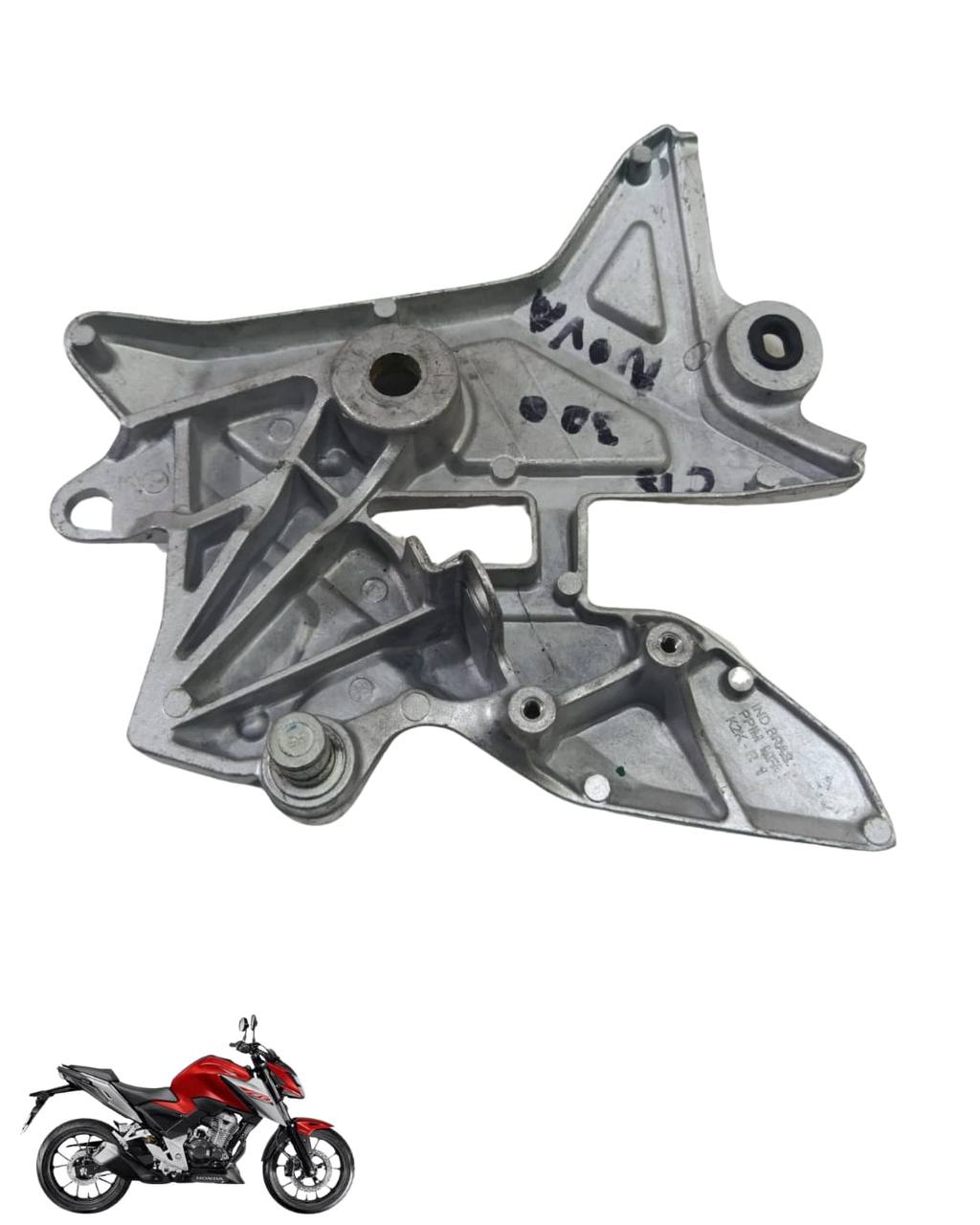 Suporte Pedaleira Bacalhau Cb Twister 300 2025 Direita 9095 2