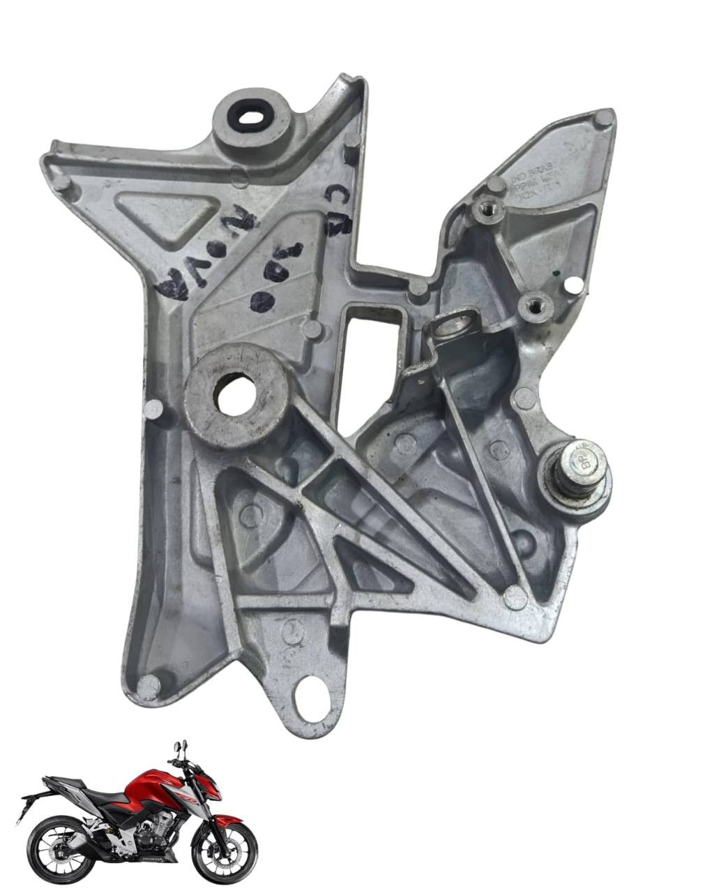 Suporte Pedaleira Bacalhau Cb Twister 300 2025 Direita 9095 3