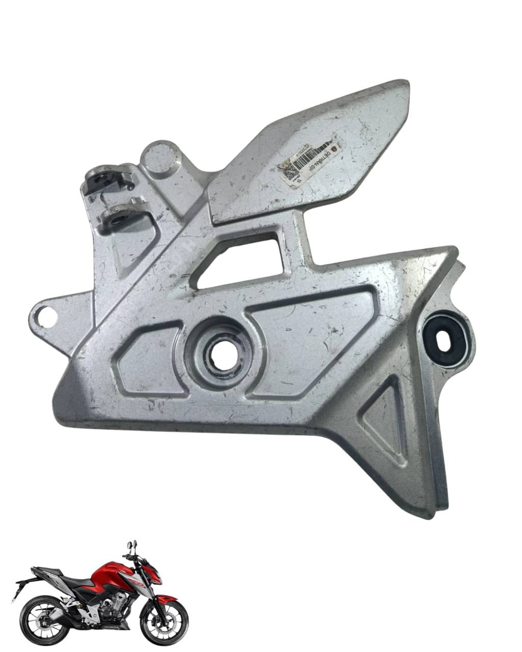 Suporte Pedaleira Bacalhau Cb Twister 300 2025 Direita 9095 4