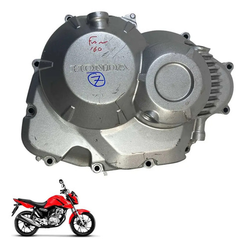 Tampa Embreagem Honda Cg 160 Original Cinza -4395 Cinza