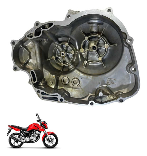 Tampa Embreagem Honda Cg 160 Original Cinza -4395 Cinza 2