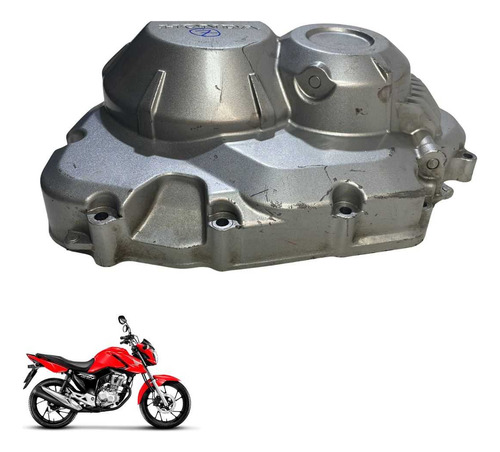 Tampa Embreagem Honda Cg 160 Original Cinza -4395 Cinza 4