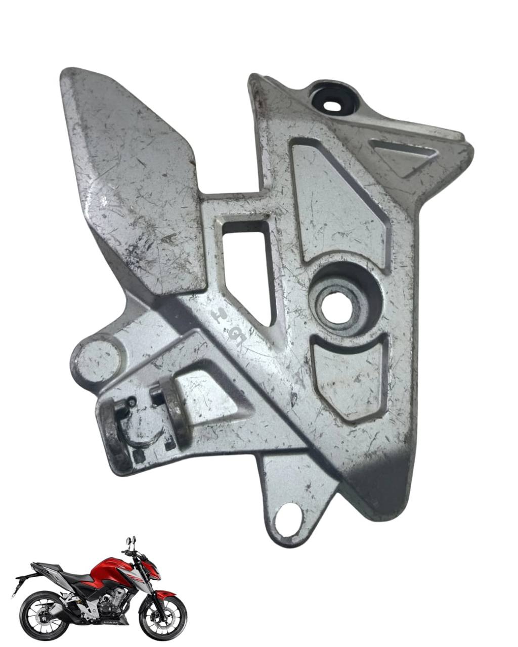 Suporte Pedaleira Bacalhau Cb Twister 300 2025 Direita 9096