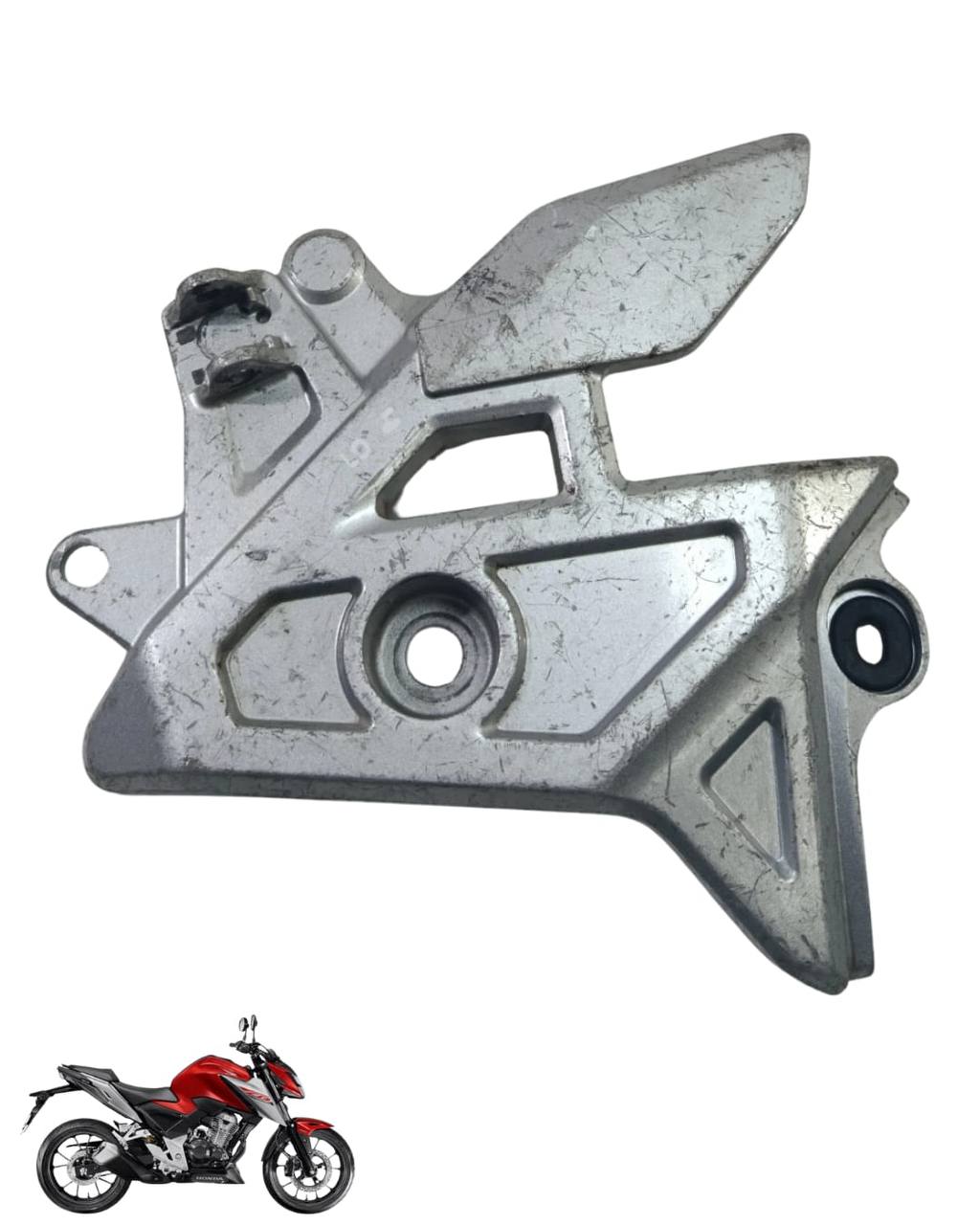Suporte Pedaleira Bacalhau Cb Twister 300 2025 Direita 9096 4