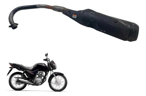 Escapamento Descarga Honda  CG 125I 2018 Original -1477 4