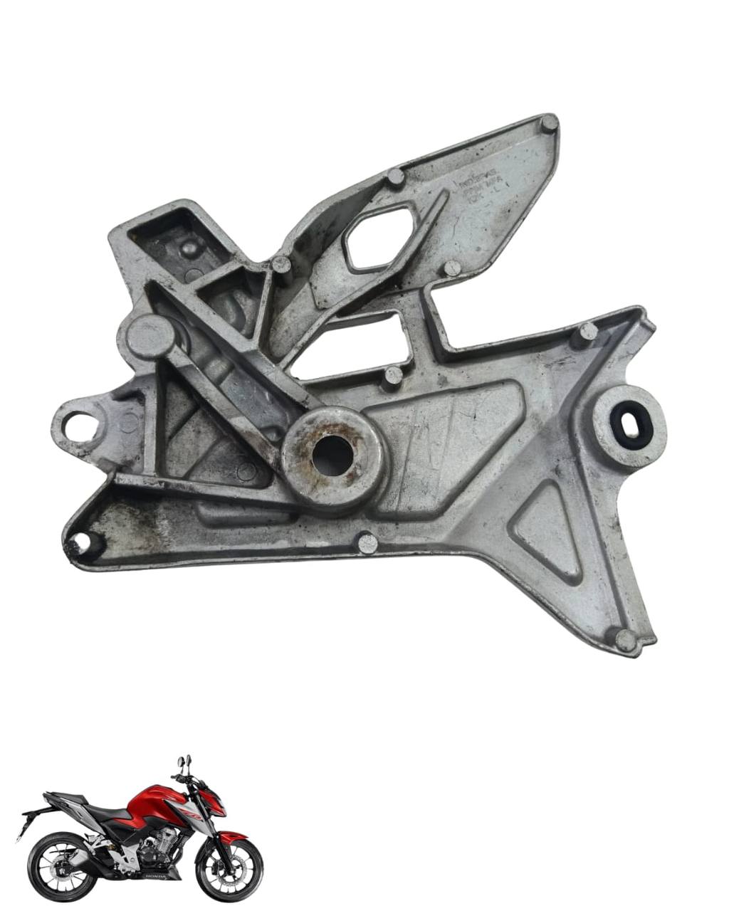 Suporte Pedaleira Bacalhau Cb Twister 300 2025 Esquerda 9097 3