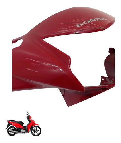 Carenagem Farol Honda Biz 125 2018 Vermelha  -3602 Vermelha 7