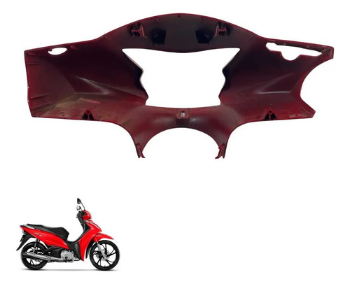 Carenagem Farol Honda Biz 125 2018 Vermelha  -3602 Vermelha 8