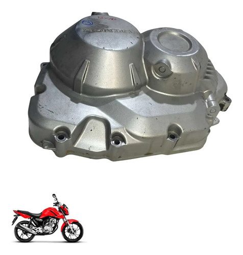 Tampa Embreagem Honda Cg 160 Original Cinza  -4391 Cinza 2