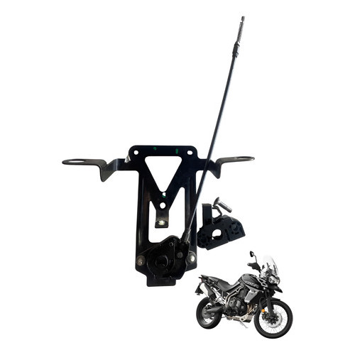 Quadro Fixação Lanterna Trava Banc Sem Chave Tiger 800 Preto 2