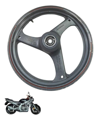 Roda Traseira Suzuki Gs 500 2003 8606 Preto