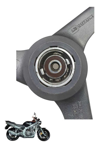 Roda Traseira Suzuki Gs 500 2003 8606 Preto 4