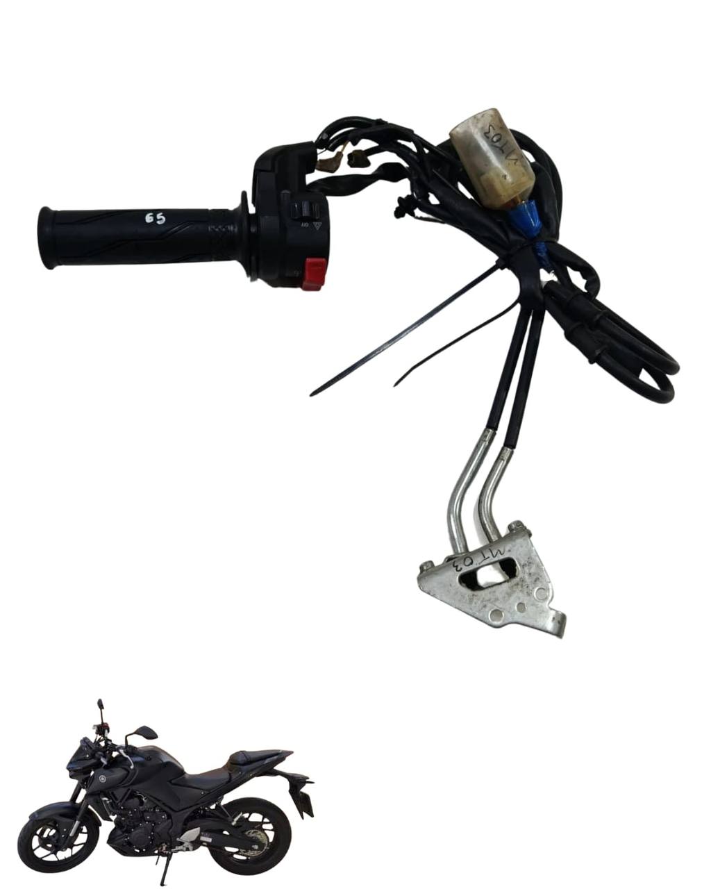 Chave Partida Yamaha Mt 03 2020 8977 3