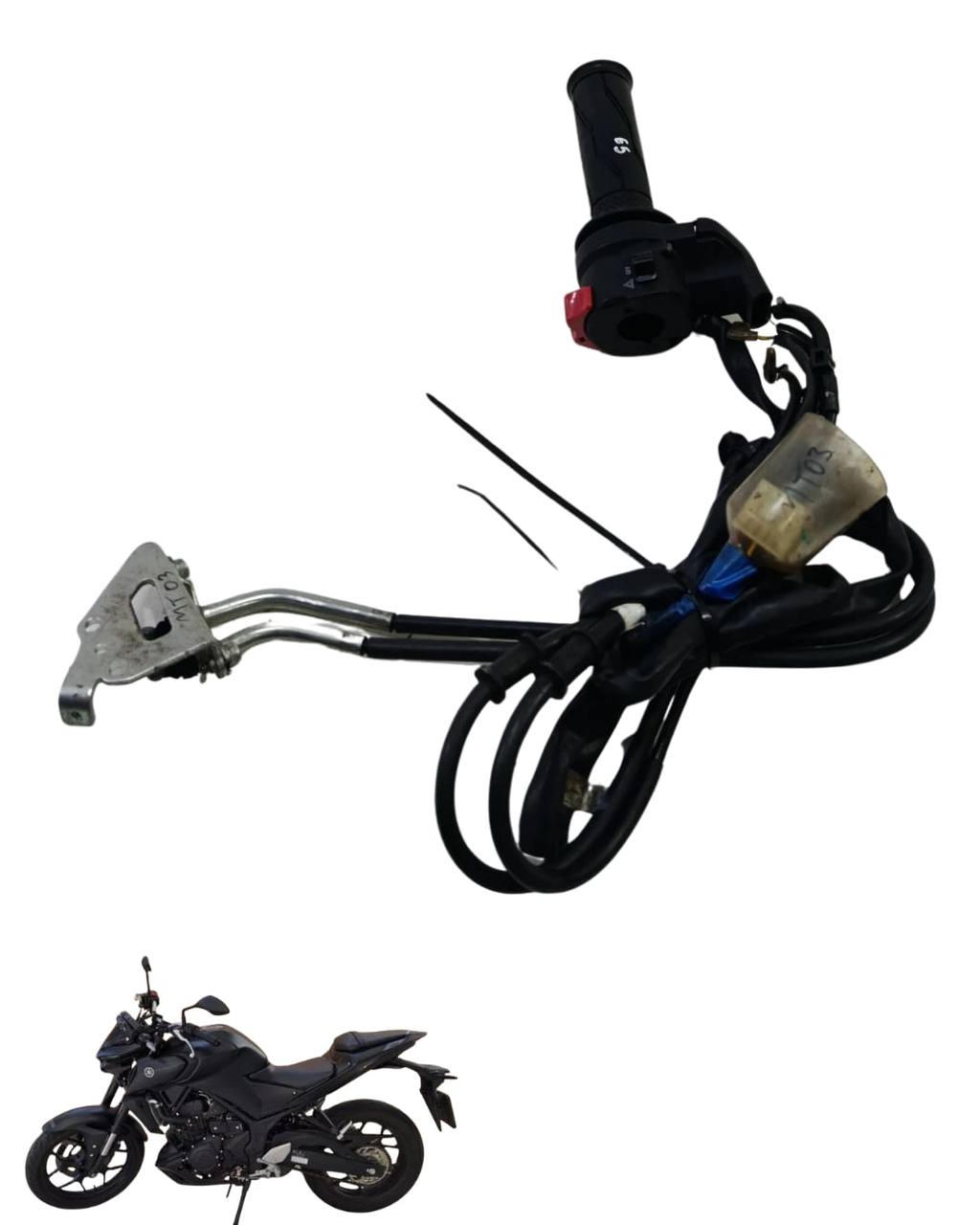 Chave Partida Yamaha Mt 03 2020 8977 4