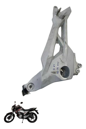 Pedaleira Traseira Direita Honda Cg 160 2016 A 2024 7630 2