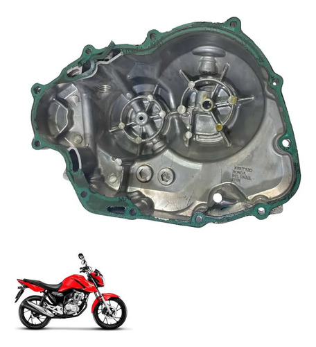 Tampa Embreagem Honda Cg 160 Original Cinza -4392 Cinza 3