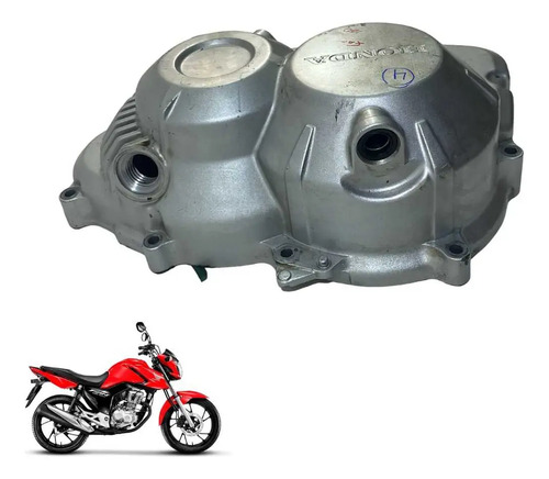 Tampa Embreagem Honda Cg 160 Original Cinza -4392 Cinza 4