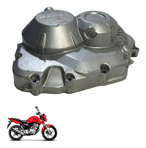 Tampa Embreagem Honda Cg 160 Original Cinza -4392 Cinza 5