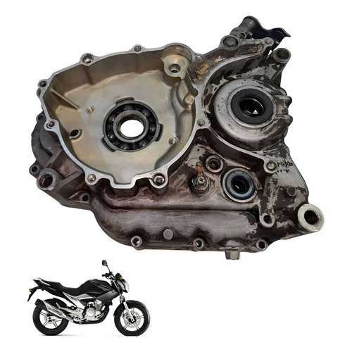 Carcaça Motor Lado Direito Yamaha Fazer Ys 250 2008   -2487 2