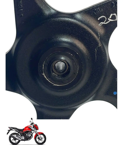 Roda Dianteira Honda Cg 160 Original Preta   -4213 7
