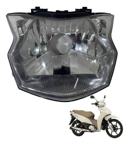 Globo Óptico Farol Da Biz 125 2018 Original Semi-novo -875 Ambos Lados