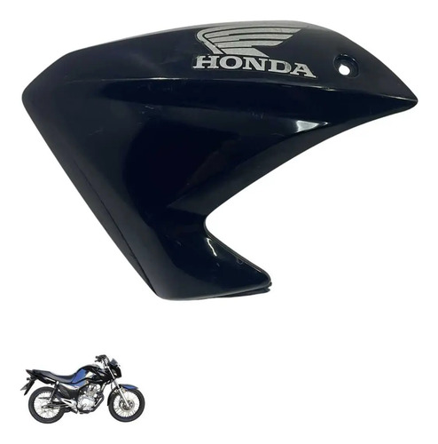 Carenagem Aba Tanque Direita Honda Cg 150 Preta -4470 2
