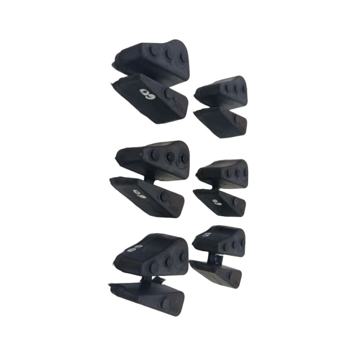 Kit borracha flange coroa MT 09 2018 16421 3
