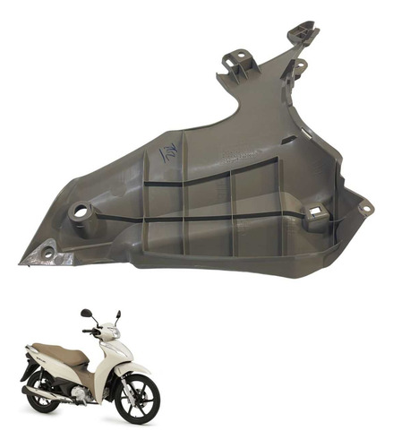 Carenagem Protetor Pernas Esquerda Honda Biz 125   -3680 4