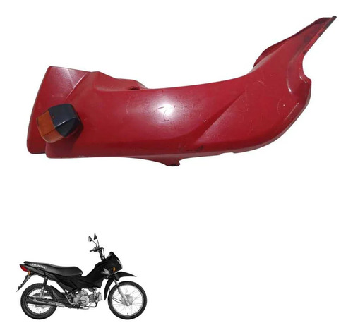 Carenagem Lateral Direita Honda Pop 100 2007 2012 5889 Vermelho