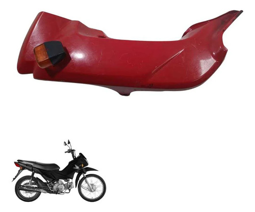 Carenagem Lateral Direita Honda Pop 100 2007 2012 5889 Vermelho 2