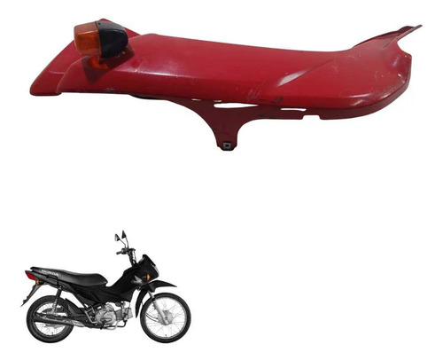 Carenagem Lateral Direita Honda Pop 100 2007 2012 5889 Vermelho 3