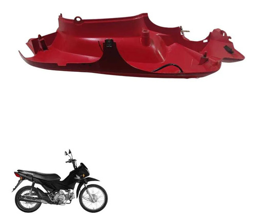 Carenagem Lateral Direita Honda Pop 100 2007 2012 5889 Vermelho 4
