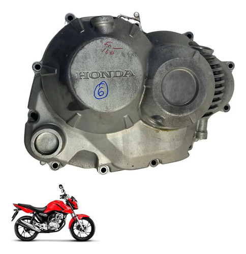 Tampa Embreagem Honda Cg 160 Original Cinza -4394 Cinza