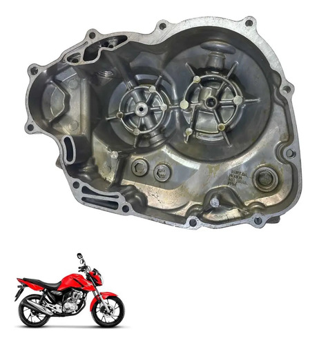 Tampa Embreagem Honda Cg 160 Original Cinza -4394 Cinza 5