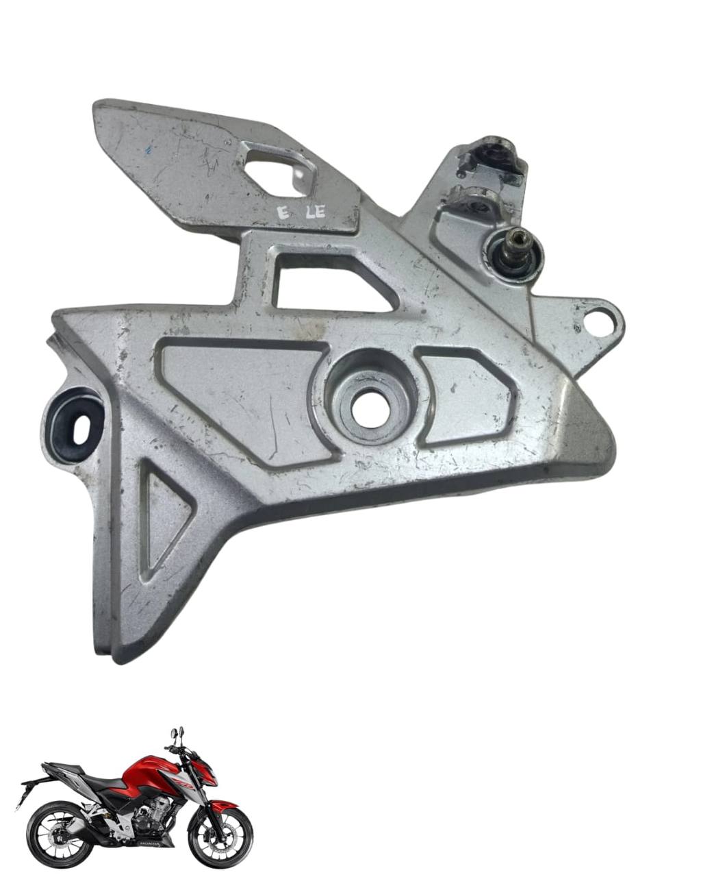 Suporte Pedaleira Bacalhau Cb Twister 300 2025 Esquerda 9101