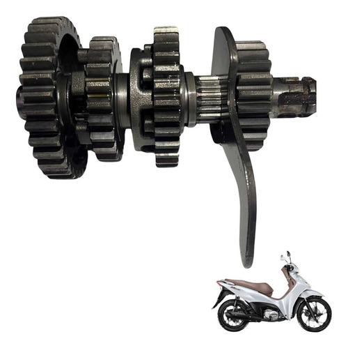 Caixa Marcha Biz 125 2025 Manual Dupla Tração Uado Original 3